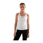 Aim'n White Edge Core Racerback Singlet White, Dam