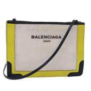 Balenciaga Vintage Pre-owned Canvas balenciaga-vskor White, Dam