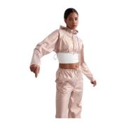 Aim'n Rose Metallic Cropped Jacket Pink, Dam