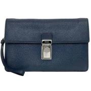 Prada Vintage Pre-owned Tyg prada-vskor Blue, Dam