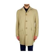 Aquascutum Elegant Beige Trenchcoat - Tidlös Stil Beige, Herr