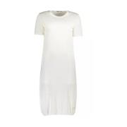 Cavalli Class Elegant vit broderad kort klnning White, Dam