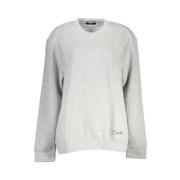 Cavalli Class Grått broderat sweatshirt Gray, Dam