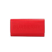 Burberry Präglat läder kontinental kopplingsplånbok Red, Dam