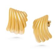 Nialaya Womens Geometric Wing Earrings Yellow, Dam