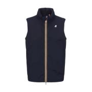 K-Way Valen Stretch Nylon Vest Blue, Herr