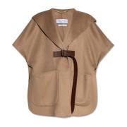 Max Mara Kashmir poncho Dorico Brown, Dam