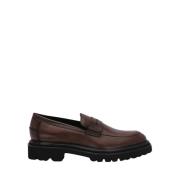 Lottusse Mocha Calfskin Covent Band Loafers Mocasin Banda Brown, Herr