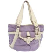 Celine Vintage Pre-owned Canvas celine-vskor Purple, Dam