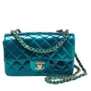 Chanel Vintage Pre-owned Laeder chanel-vskor Green, Dam