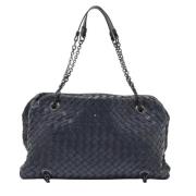 Bottega Veneta Vintage Pre-owned Laeder axelremsvskor Black, Dam