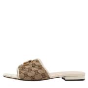 Gucci Vintage Pre-owned Canvas lgskor Brown, Dam