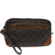 Louis Vuitton Vintage Pre-owned Canvas kuvertvskor Brown, Dam