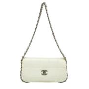 Chanel Vintage Pre-owned Laeder chanel-vskor White, Dam