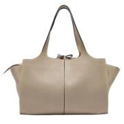 Celine Vintage Pre-owned Laeder totevskor Beige, Dam