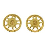 Chanel Vintage Pre-owned Metall chanel-smycken Yellow, Dam