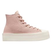 Converse Moderne Lift Sneakers Pink, Dam