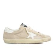 Golden Goose Beige Suede Super-Star Sneakers Beige, Herr