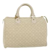 Louis Vuitton Vintage Pre-owned Canvas handvskor White, Dam