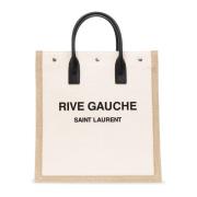 Saint Laurent Rive Gauche North/South Shopper Bag Beige, Herr