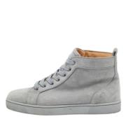 Christian Louboutin Pre-owned Pre-owned Mocka sneakers Gray, Herr