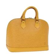 Louis Vuitton Vintage Pre-owned Laeder handvskor Yellow, Dam