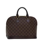 Louis Vuitton Vintage Pre-owned Canvas handvskor Brown, Dam