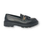 Borbonese Stiliga Moccasins för Män Black, Dam