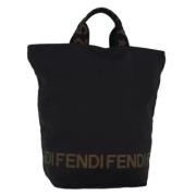 Fendi Vintage Pre-owned Nylon fendi-vskor Black, Dam