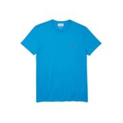 Lacoste Klarblå T-shirts och Polos Blue, Herr