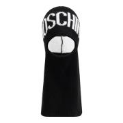 Moschino Balaclava med logotyp Black, Unisex