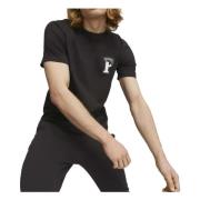 Puma Squad Graphic Tee T-shirt Black, Herr