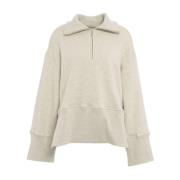 Closed Grå Sweatshirt Aw24 Beige, Dam