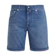 Vilebrequin Tropiska Sköldpaddor Denim Bermuda Shorts Blue, Herr