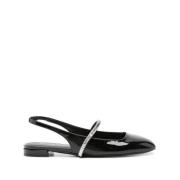 Stuart Weitzman Svarta Ballerinaskor för Kvinnor Black, Dam