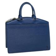 Louis Vuitton Vintage Pre-owned Laeder handvskor Blue, Dam