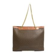 Celine Vintage Pre-owned Canvas celine-vskor Brown, Dam