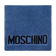 Moschino Halsduk med logotyp Blue, Unisex