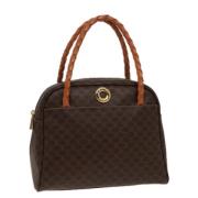 Celine Vintage Pre-owned Laeder handvskor Brown, Dam