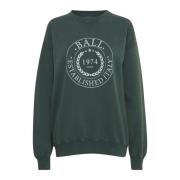 Ball Babecca Sweatshirt Pine Grove Print Green, Dam