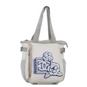 Chanel Vintage Pre-owned Nylon totevskor White, Dam