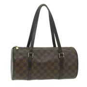 Louis Vuitton Vintage Pre-owned Canvas handvskor Brown, Dam