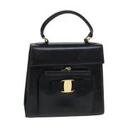 Salvatore Ferragamo Pre-owned Pre-owned Laeder handvskor Black, Dam