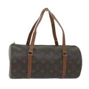 Louis Vuitton Vintage Pre-owned Canvas handvskor Brown, Dam