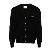 Drole de Monsieur Svart Stickat Aw24 Herrmode Black, Herr