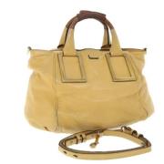 Chloé Pre-owned Pre-owned Laeder handvskor Yellow, Dam