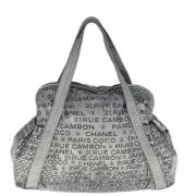 Chanel Vintage Pre-owned Nylon chanel-vskor Gray, Dam