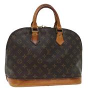 Louis Vuitton Vintage Pre-owned Canvas handvskor Brown, Dam