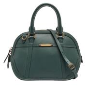 Burberry Vintage Pre-owned Laeder handvskor Green, Dam