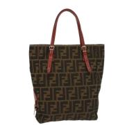 Fendi Vintage Pre-owned Canvas fendi-vskor Brown, Dam